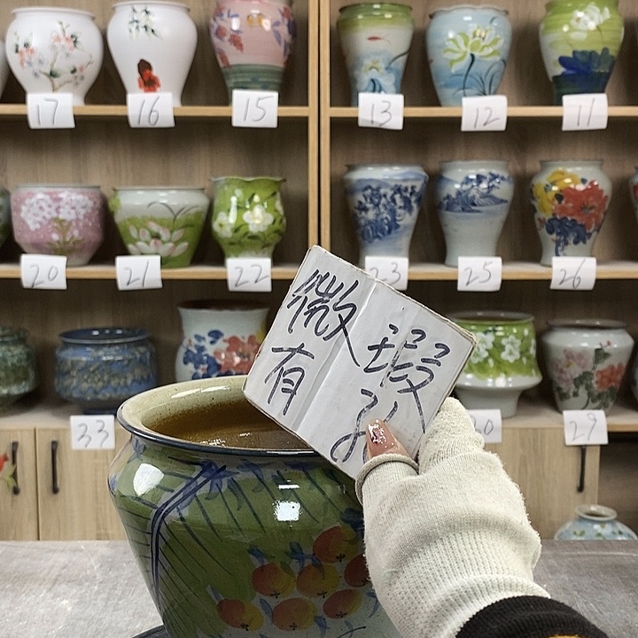 缸13xc景德镇陶瓷花盆