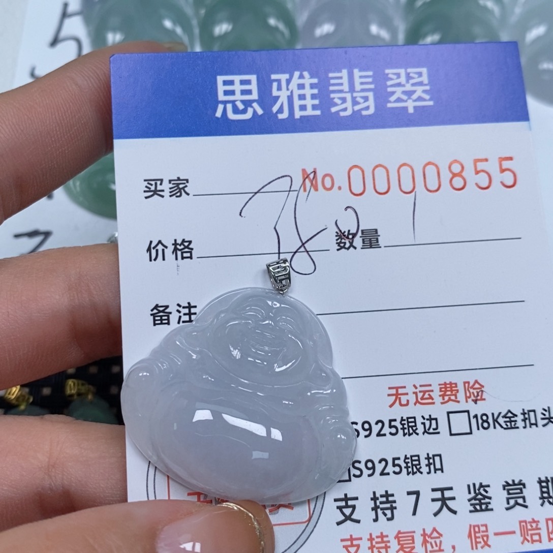 翡翠颈饰未镶嵌天然缅甸翡翠