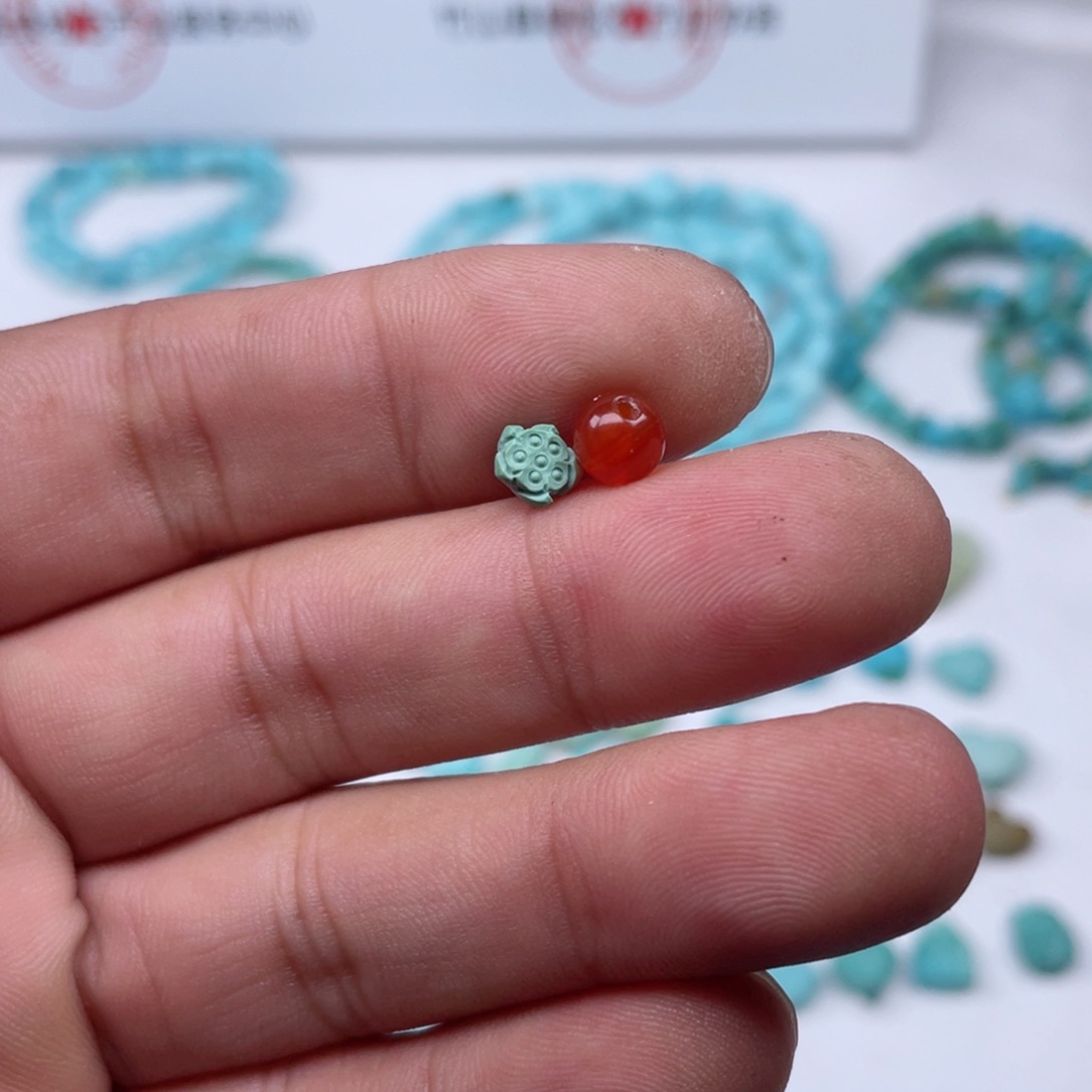 南红玛瑙未镶嵌颈饰207