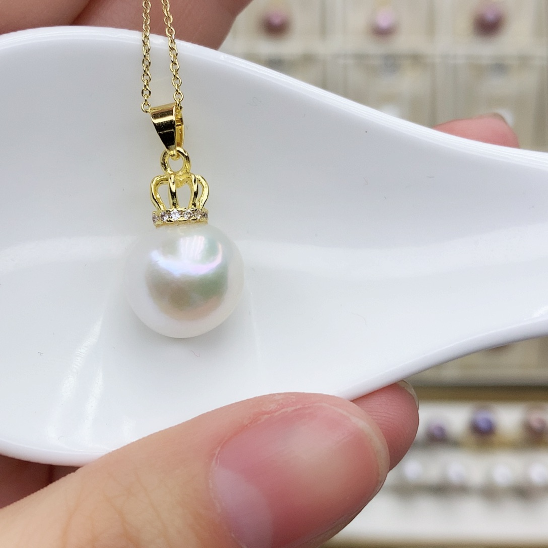 淡水珍珠颈饰合金