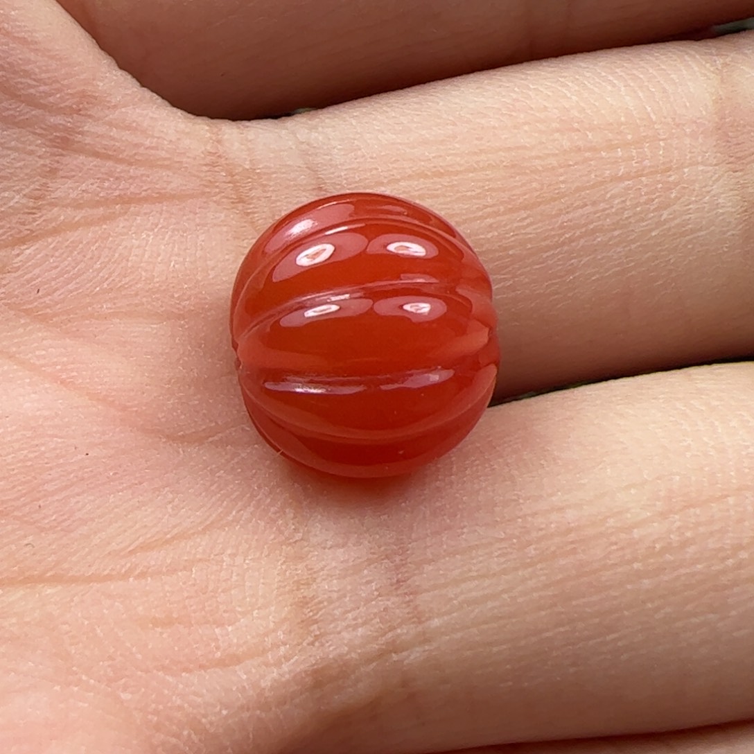 未镶嵌瓜珠南红玛瑙