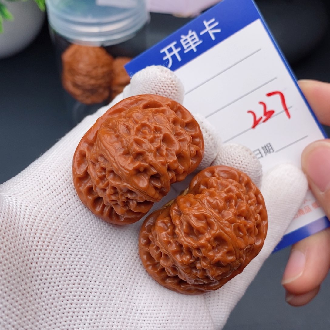 文玩核桃把件42宫灯237