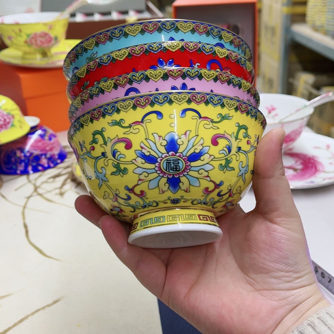 【闪购商品】骨瓷5英寸4混。。。。。。