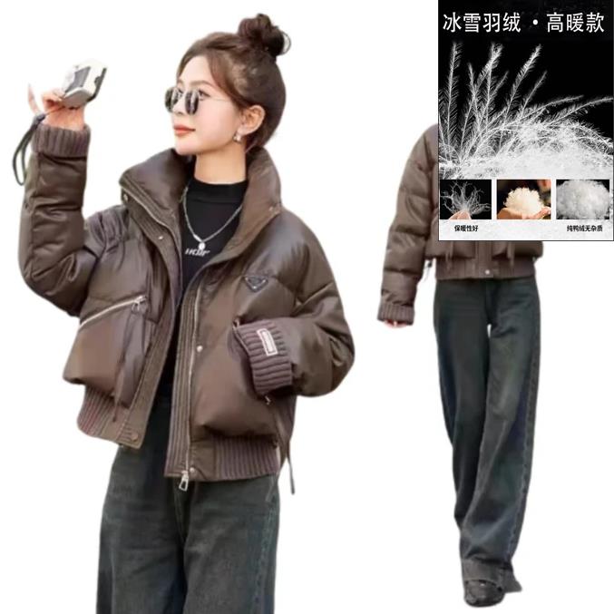 【羽绒服】冬季保暖厚款宽松羽绒外套百搭女装9160-1[YZM]K