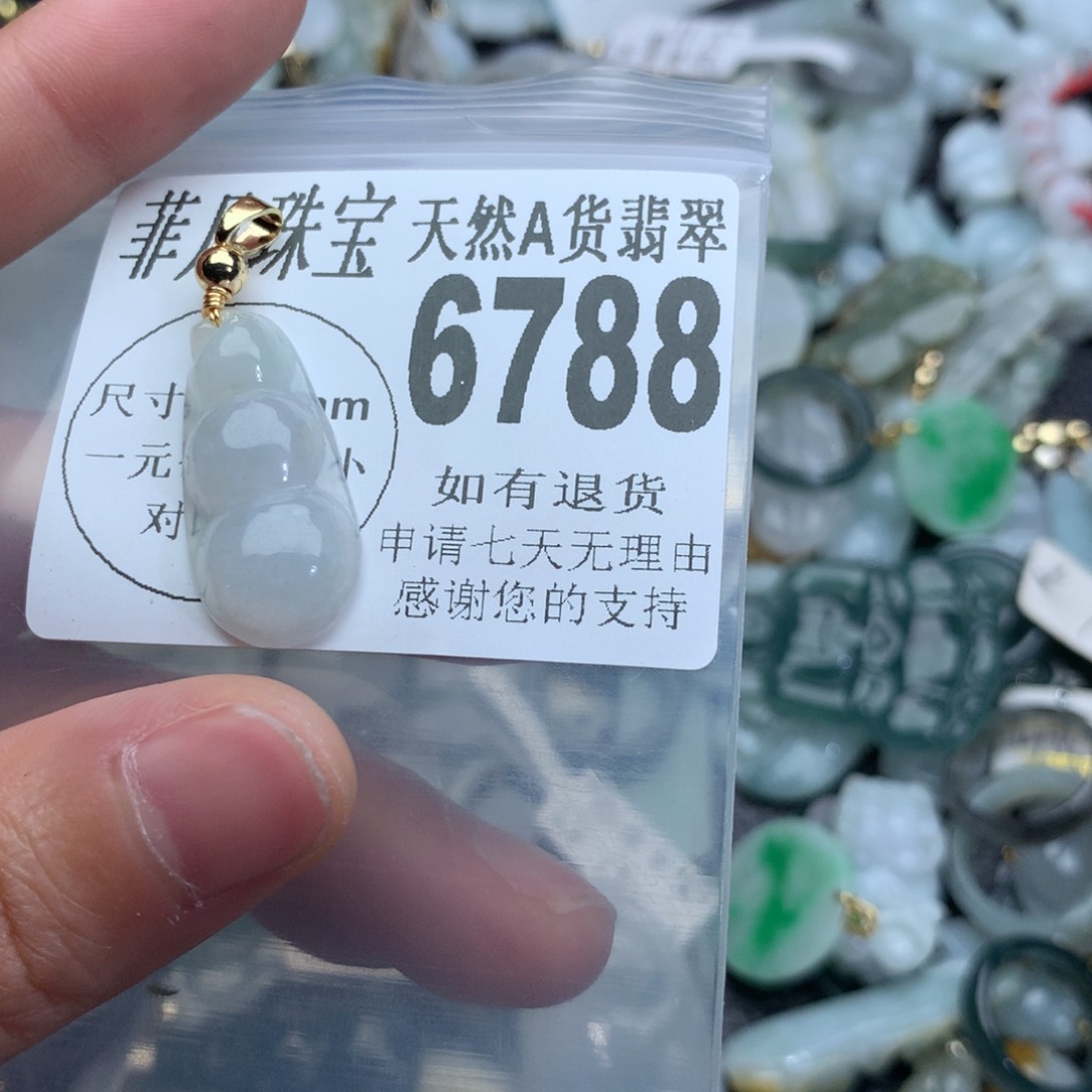 翡翠颈饰未镶嵌6788。