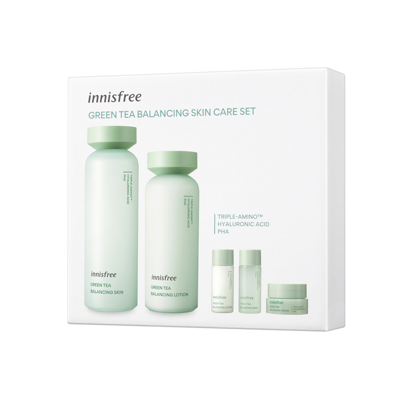 [0039S1]绿茶护肤套装补水保湿控油平衡水油清爽质地