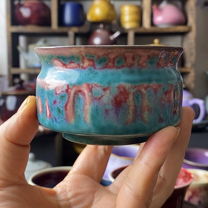 中国神后钧瓷茶具