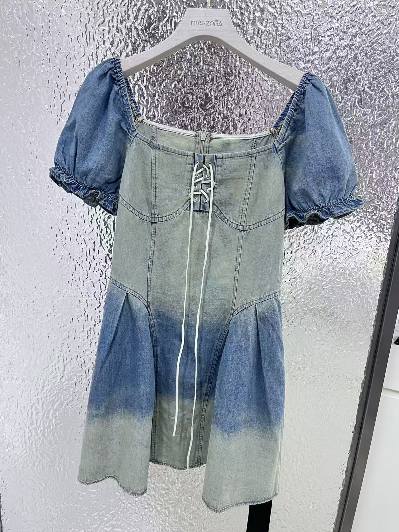 渐变牛仔裙A2CLQ1227