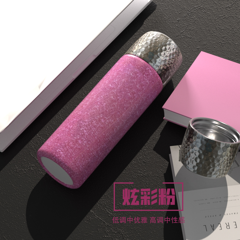 Ti 时尚锤纹焖茶杯商务钛杯高档泡茶杯覆钛童保温杯