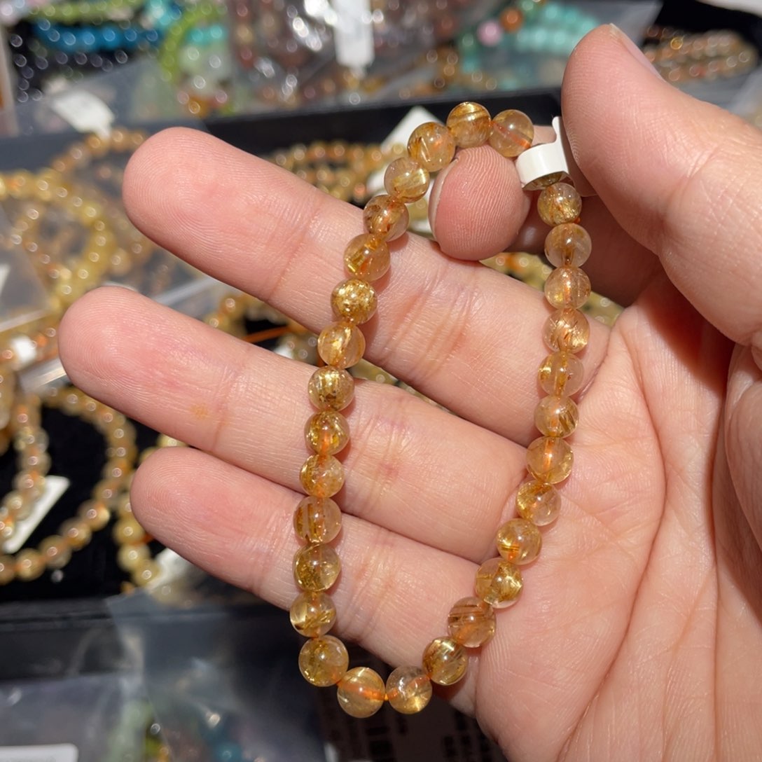 水晶手链未镶嵌喜***?手链