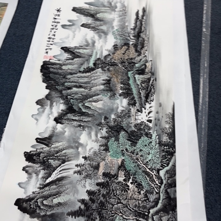 国画浩***瑞绘画手绘作品