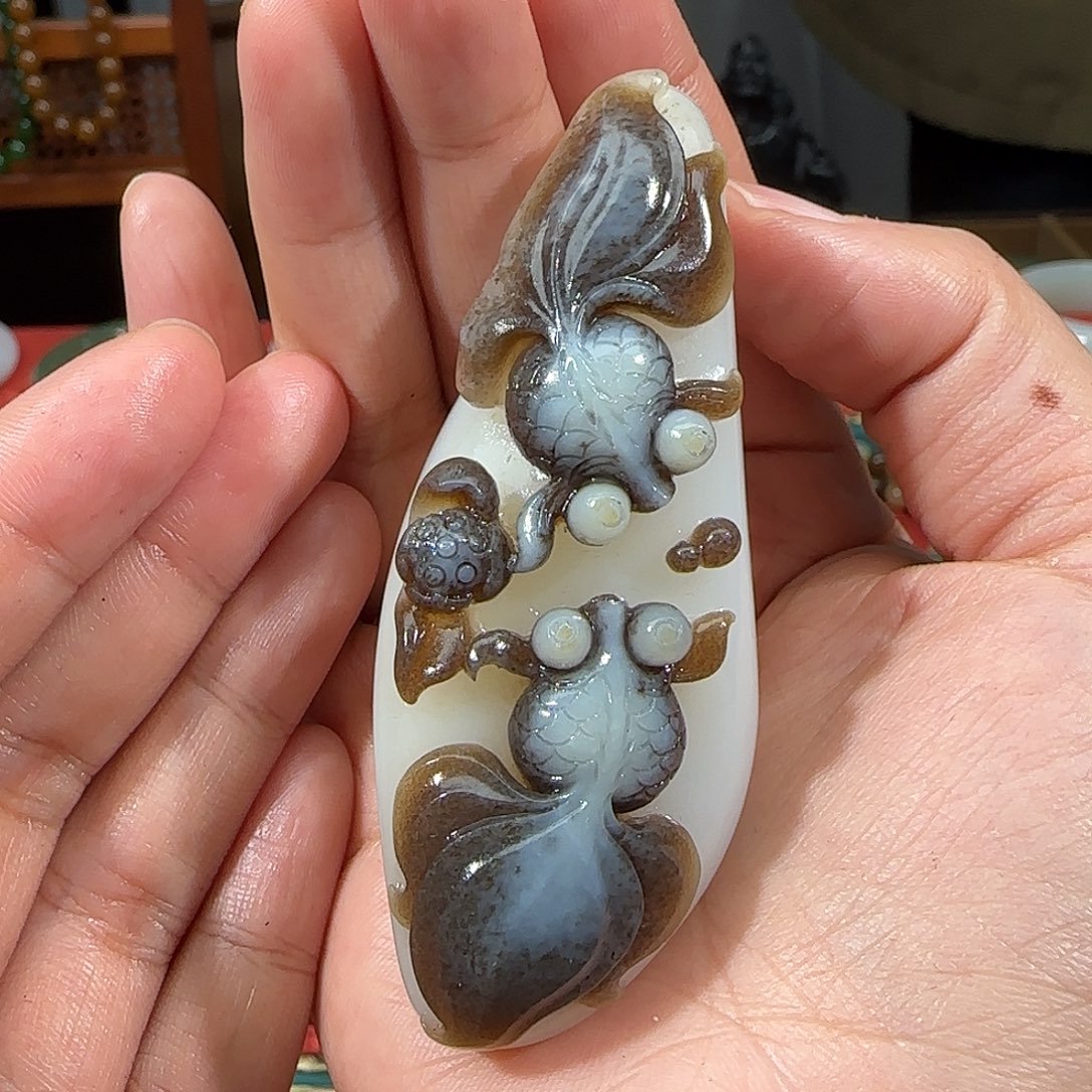 和田玉吊坠(不含链)未镶嵌