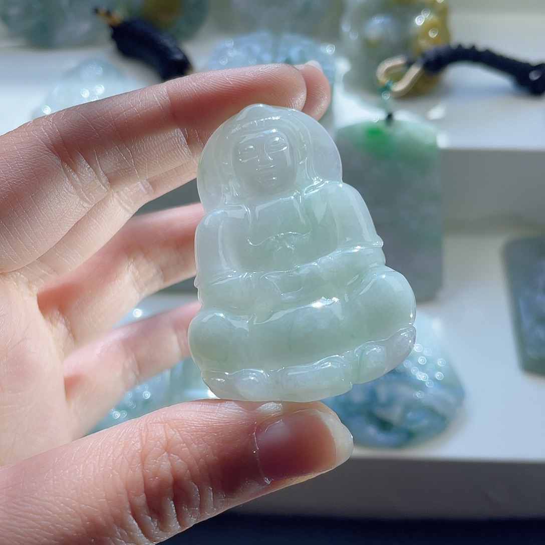 翡翠未镶嵌颈饰天然翡翠1111111