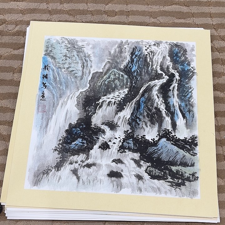 国画花鸟的翅膀上50.50