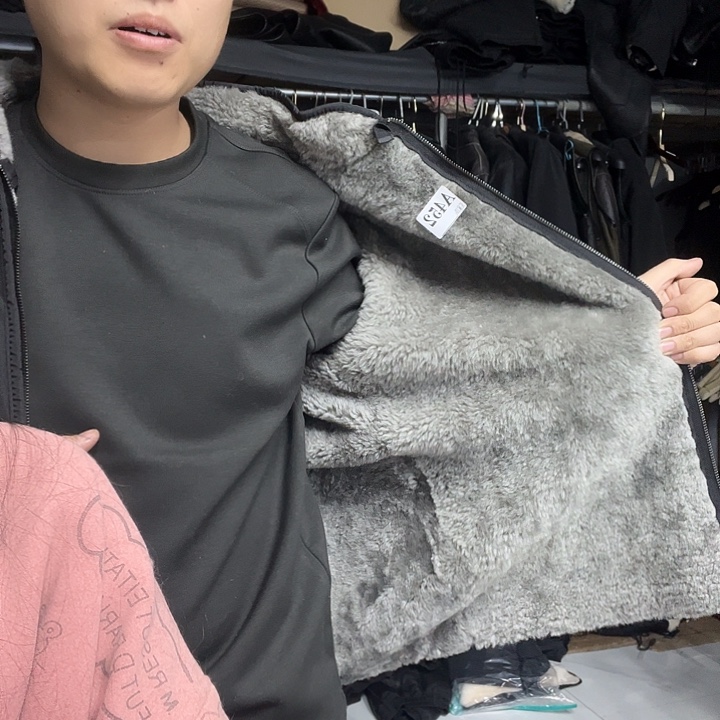 452皮帽子一体L码