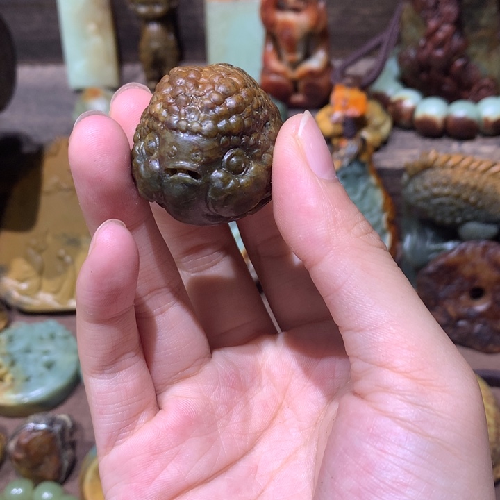 岫岩河磨玉（透闪石质玉）未镶嵌挂件