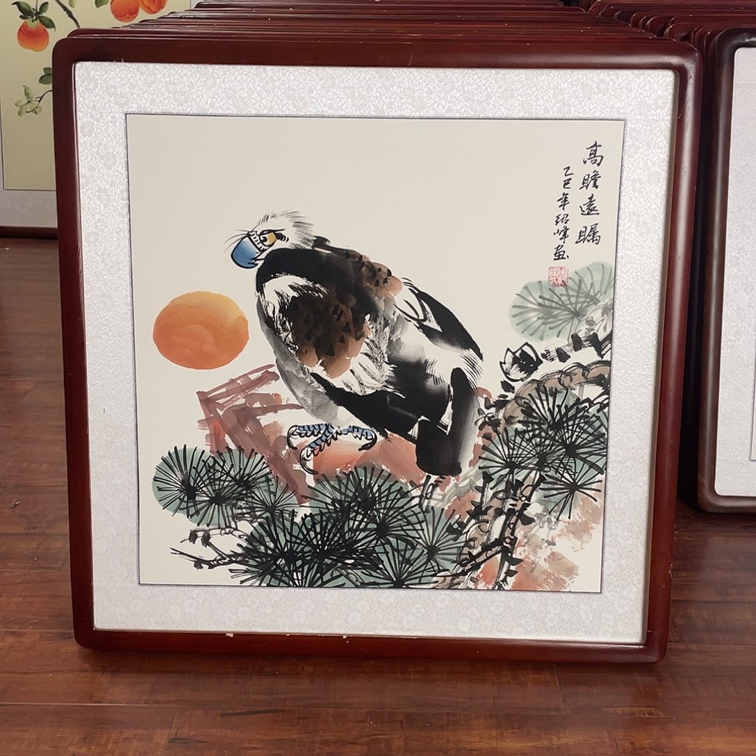 国画带框尺寸63*63厘米