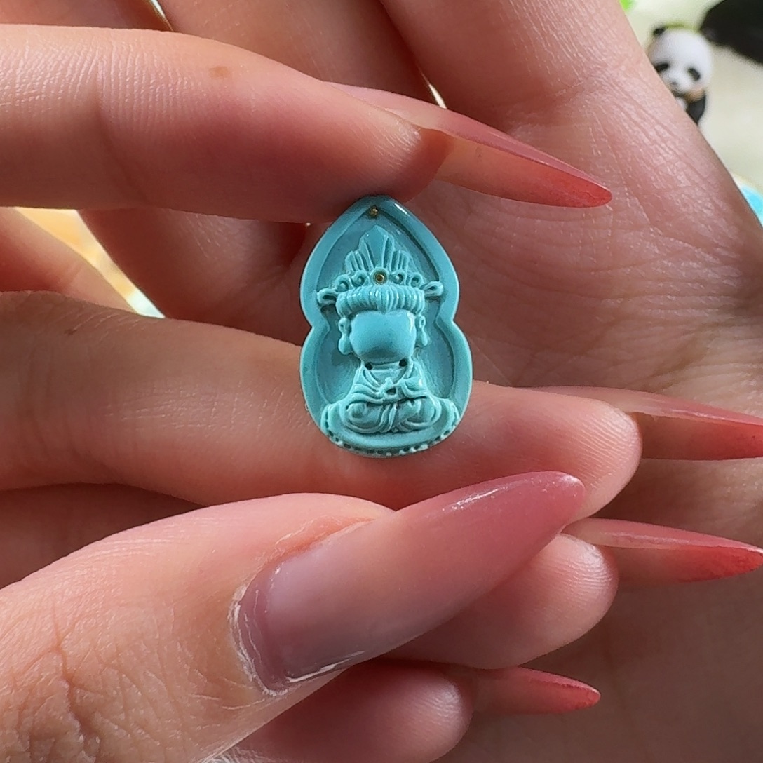 绿松石未镶嵌吊坠(不含链)