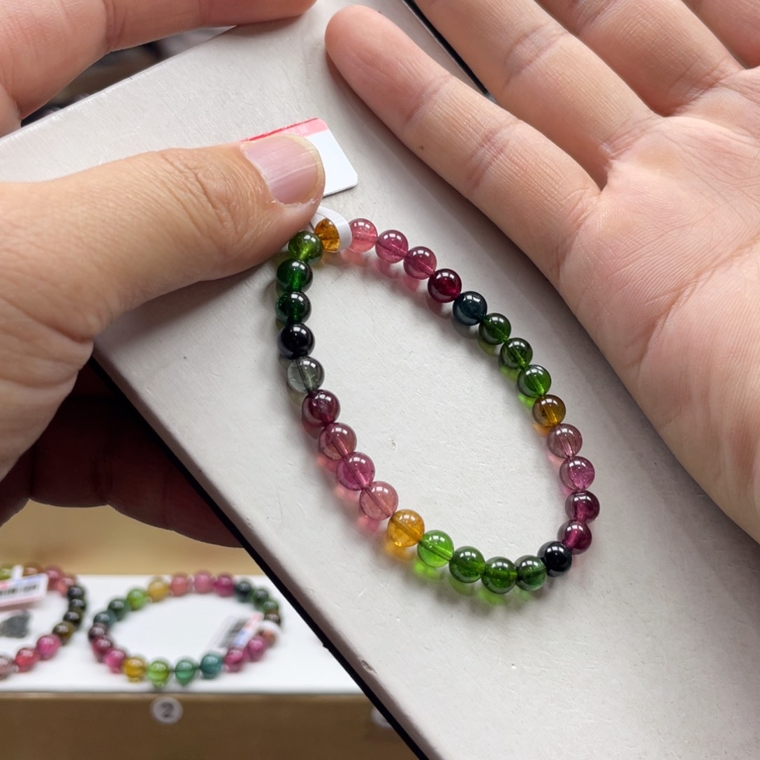 碧玺手串未镶嵌6mm.mmmmmmmmm