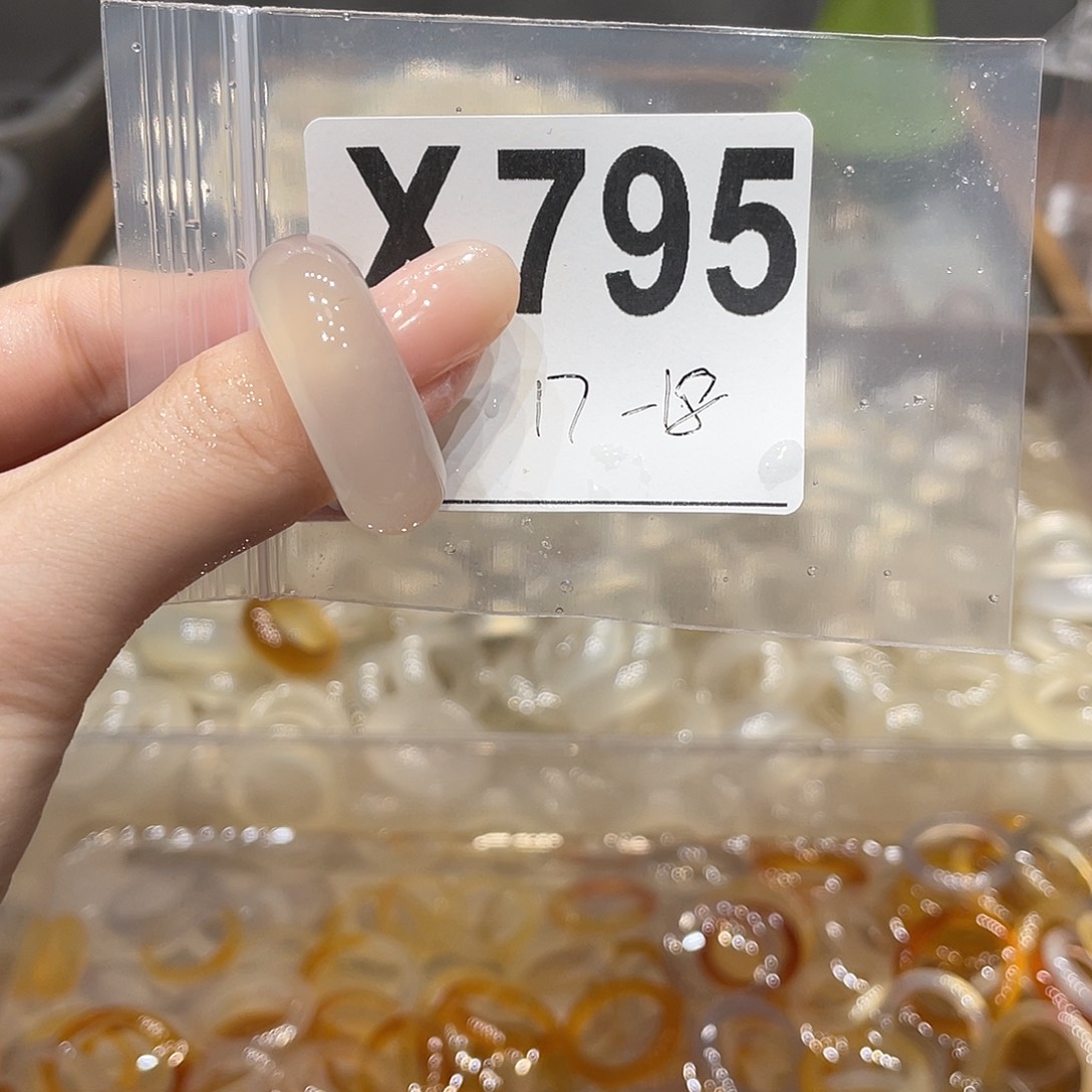 玛瑙/玉髓未镶嵌戒指795
