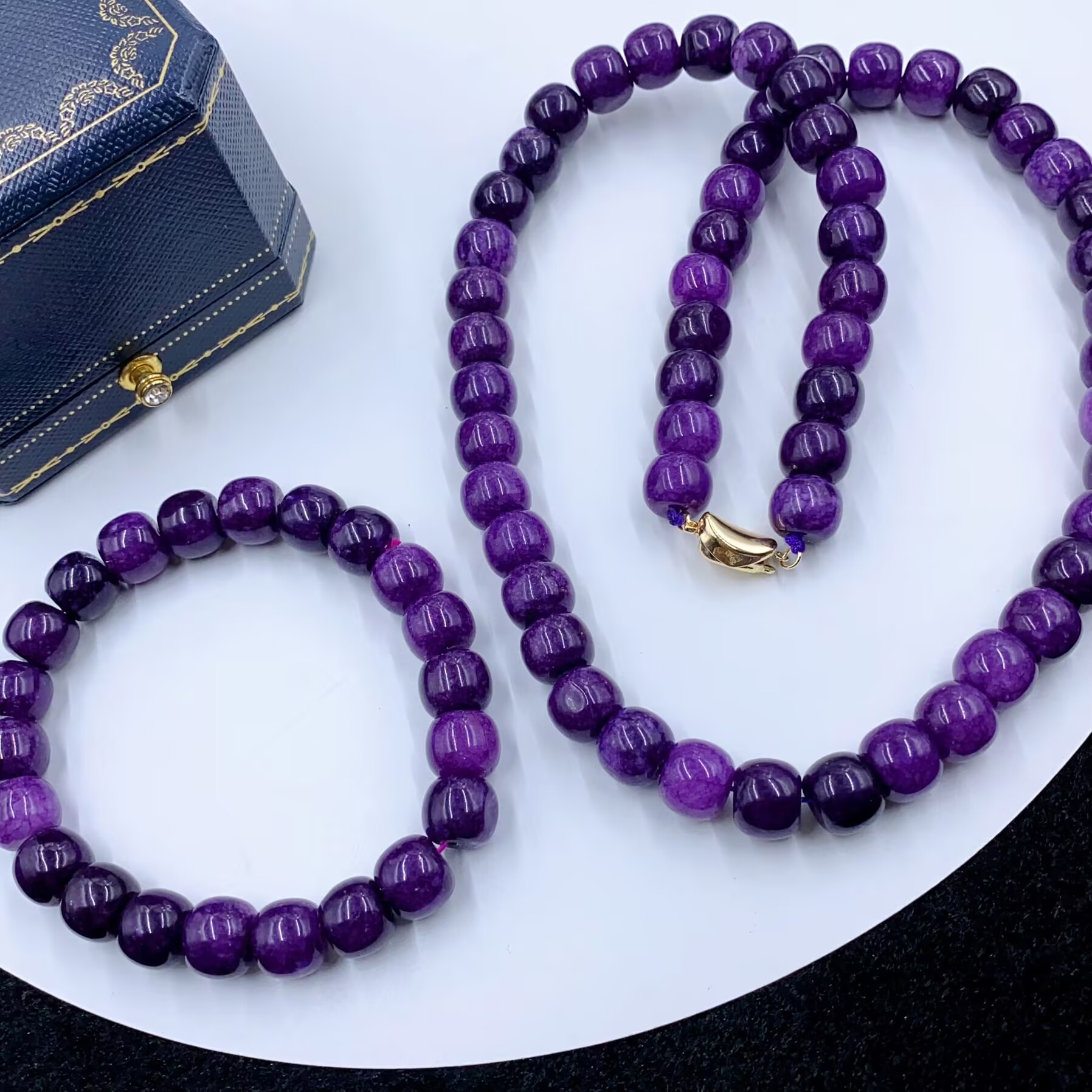 4969   海 古 紫 俱 来  项链套装多样性发货