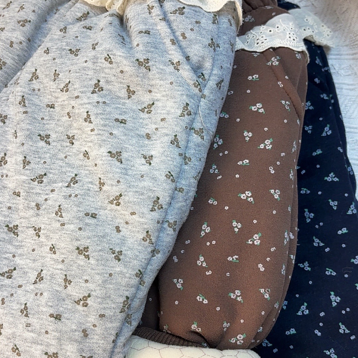 ZM碎花一件过冬温变卫裤