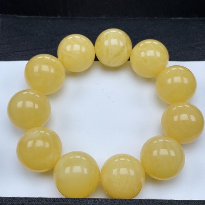 裸石蜜蜡未镶嵌蜜蜡23手串重78.3