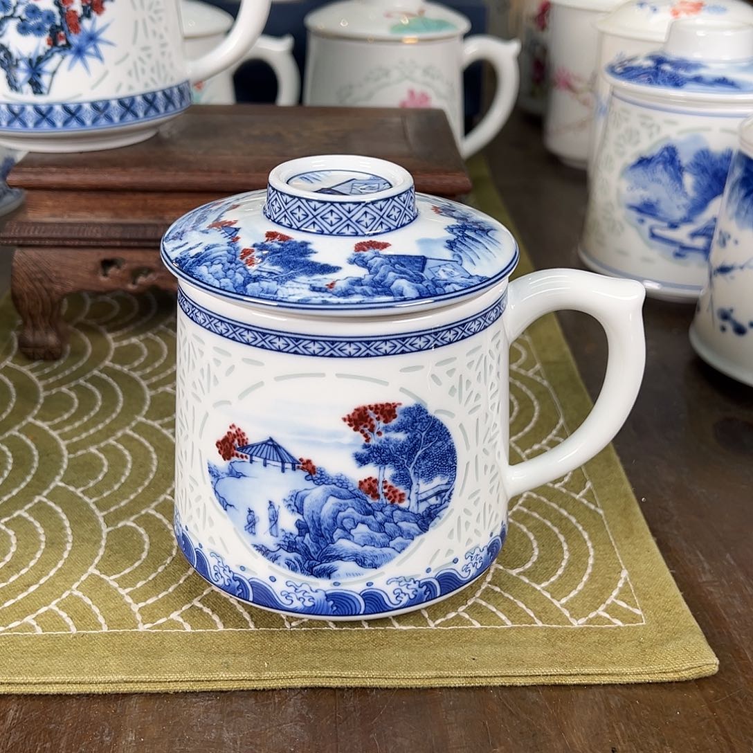 景德镇陶瓷高温办公杯