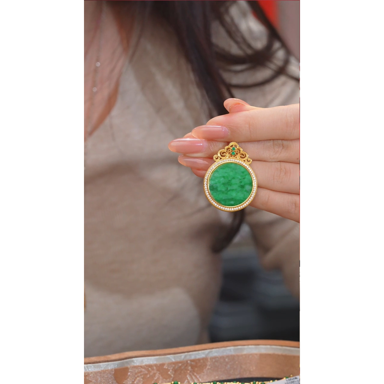 翡翠吊坠(不含链)未镶嵌多样性发@@W9418