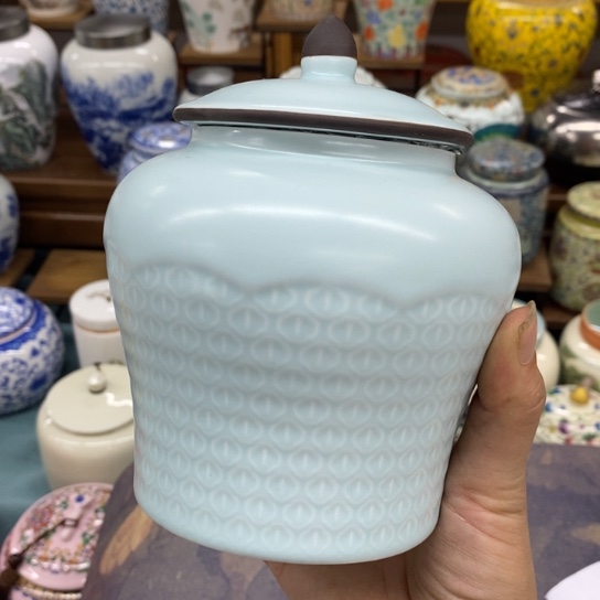 瓷片茶叶罐密封罐储物罐