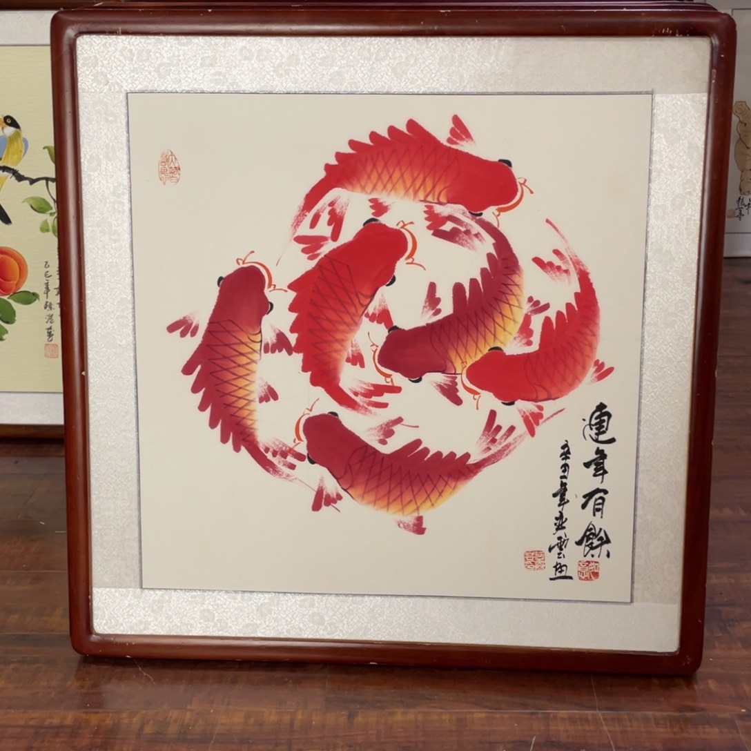 国画带框尺寸63*63厘米