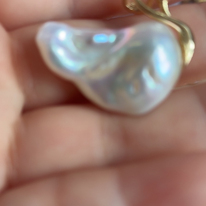 E***a耳饰淡水珍珠未镶嵌