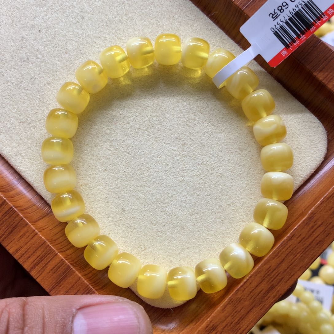 蜜蜡手链未镶嵌蜜蜡