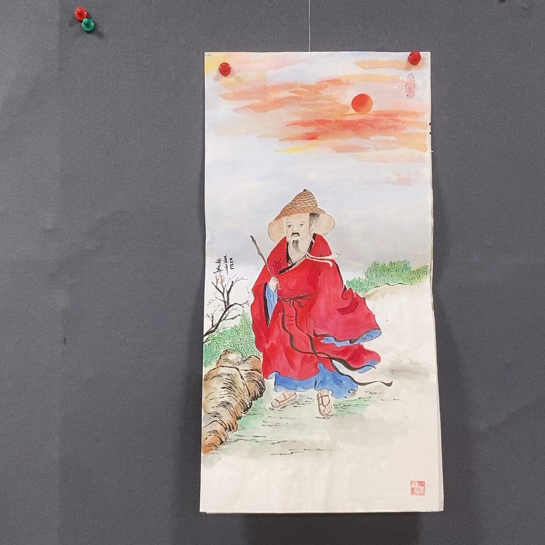 国画张芳华手绘作品33.66