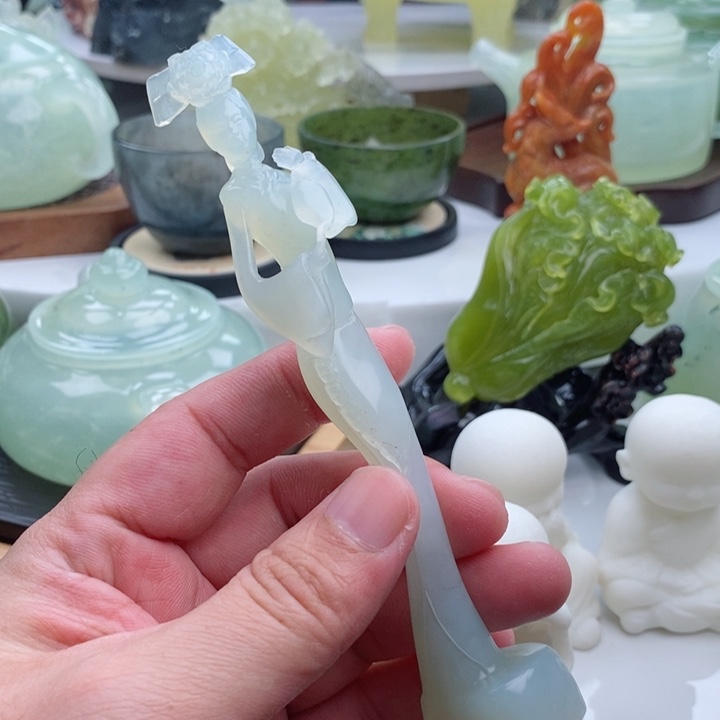 岫玉四大名玉摆件未镶嵌