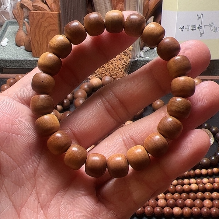 檀香木手串/手链老山檀香10老型珠