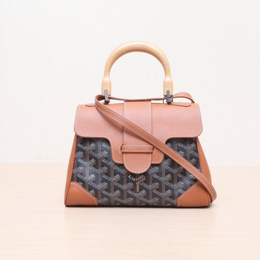 95新  黑黑精选SAIGON 西贡 Mini 20 金棕色包