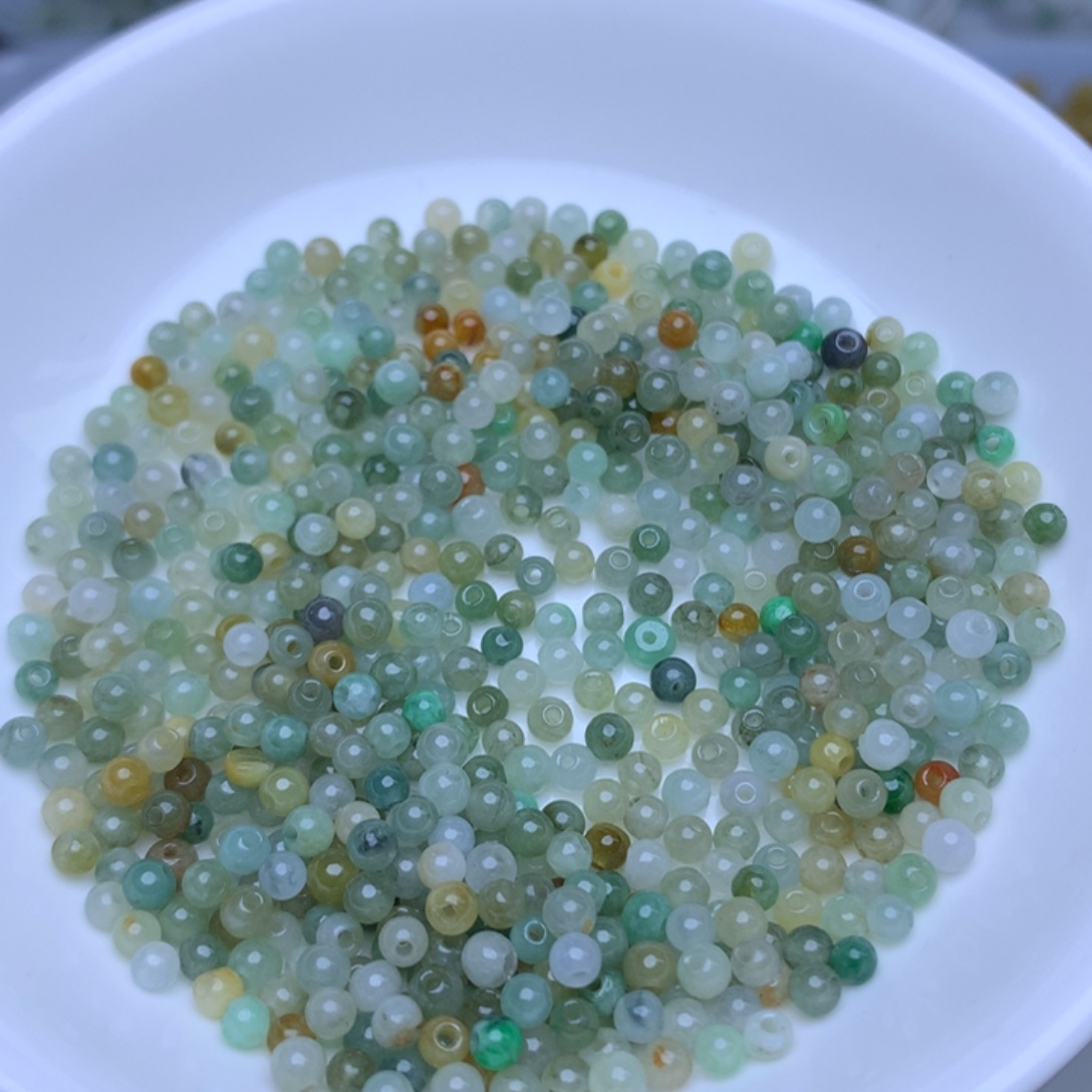 散珠翡翠卡3多宝色50颗