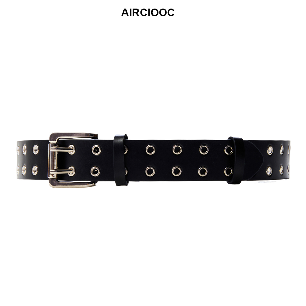 AIRCIOOC 美式牛仔骑兵皮带复古植鞣革手工纯牛皮真皮腰带男女款