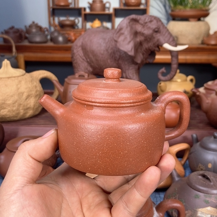 紫砂茶宠A****m红降德钟