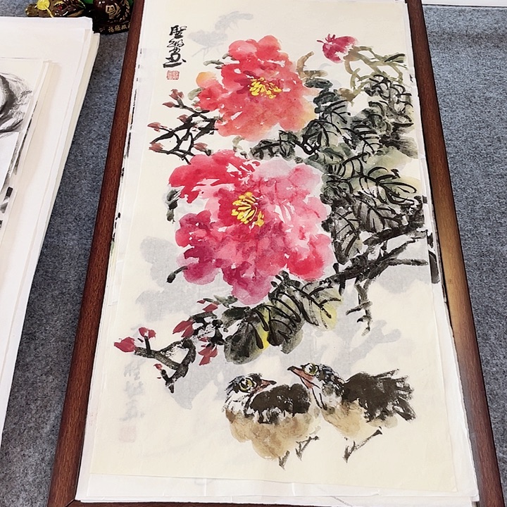 国画张圣敏先生纯手绘作品