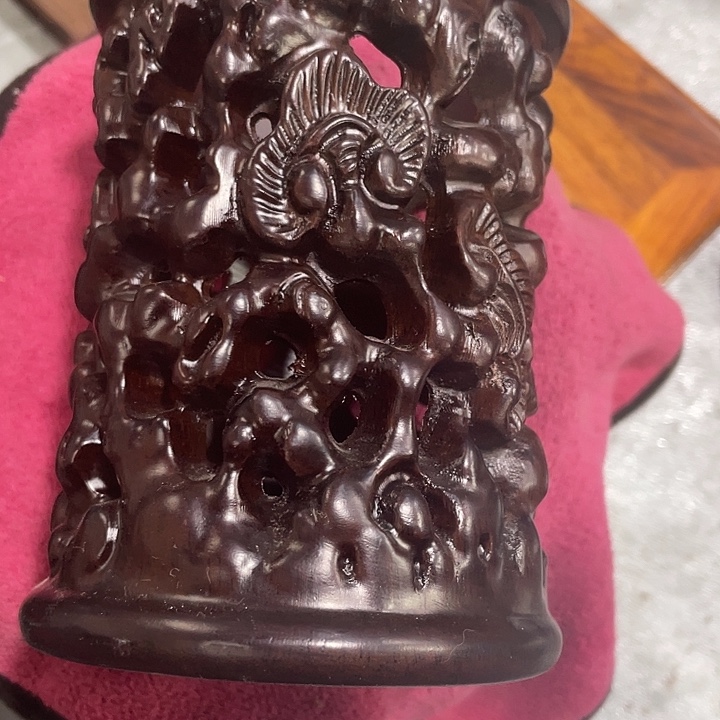 香榧木红木底座工艺品