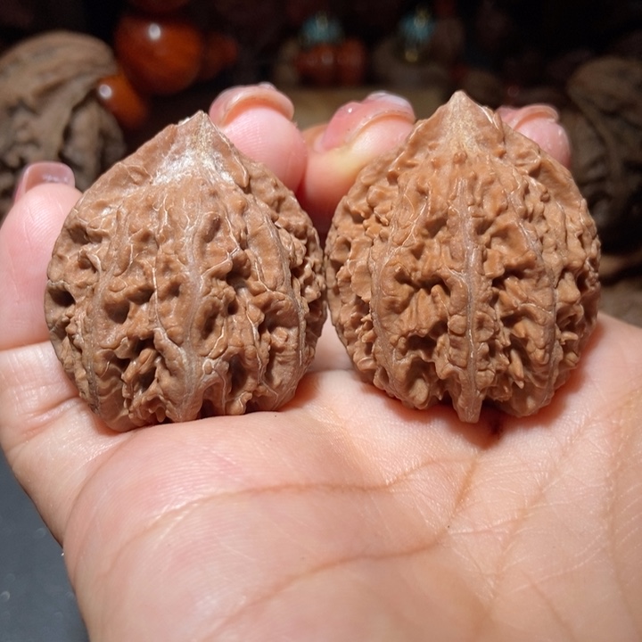 把件文玩核桃东北楸子小雪236