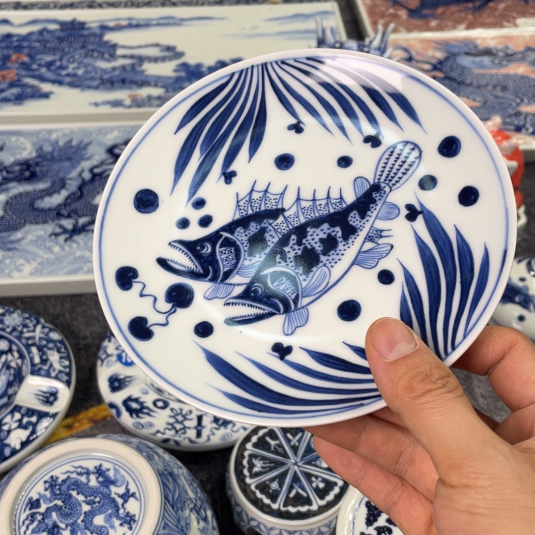 景德镇陶瓷手工手绘