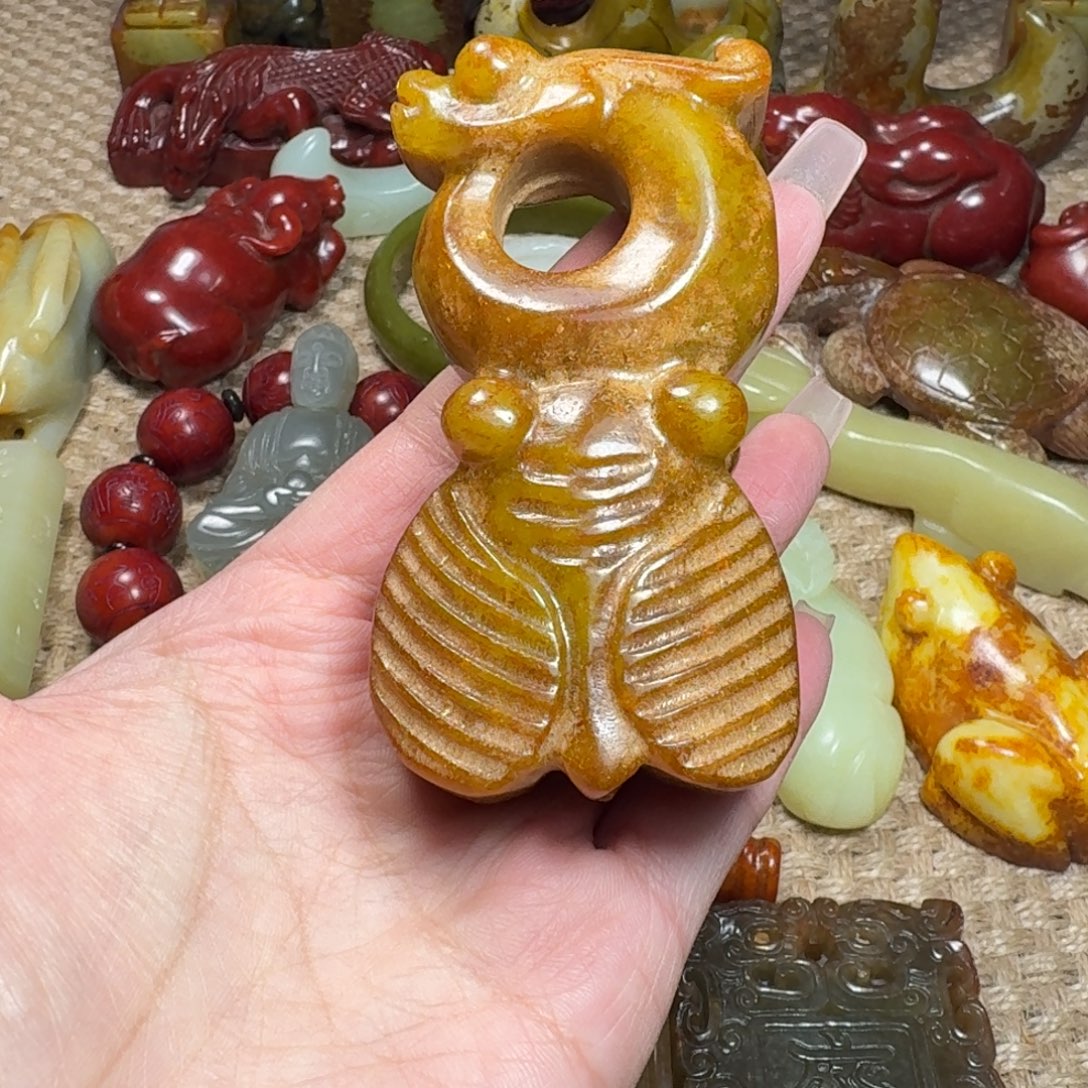 白玉菩提吊坠挂件