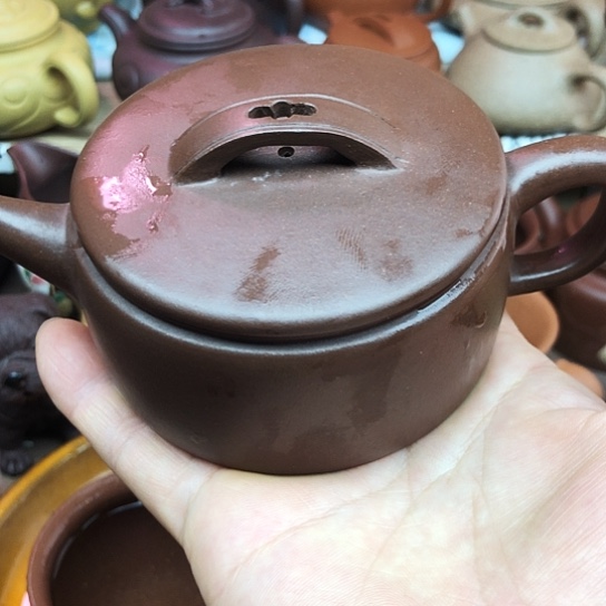 茶壶紫砂紫泥汗瓦150豪升左右