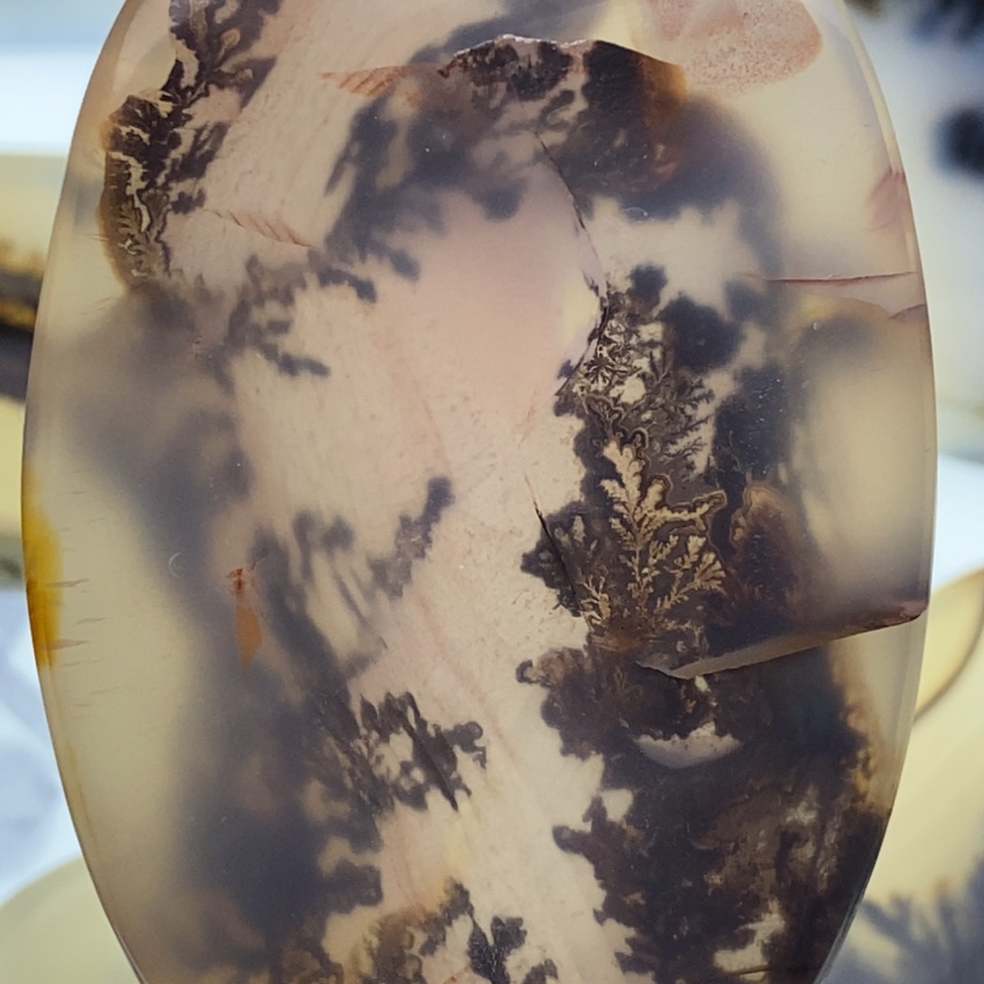 玛瑙/玉髓牌子足银镀金镶嵌