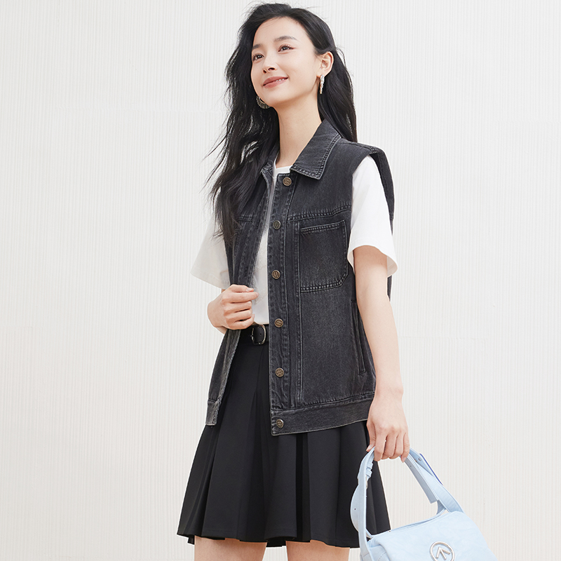 【达人专属】佳人苑马甲秋季新款J433071