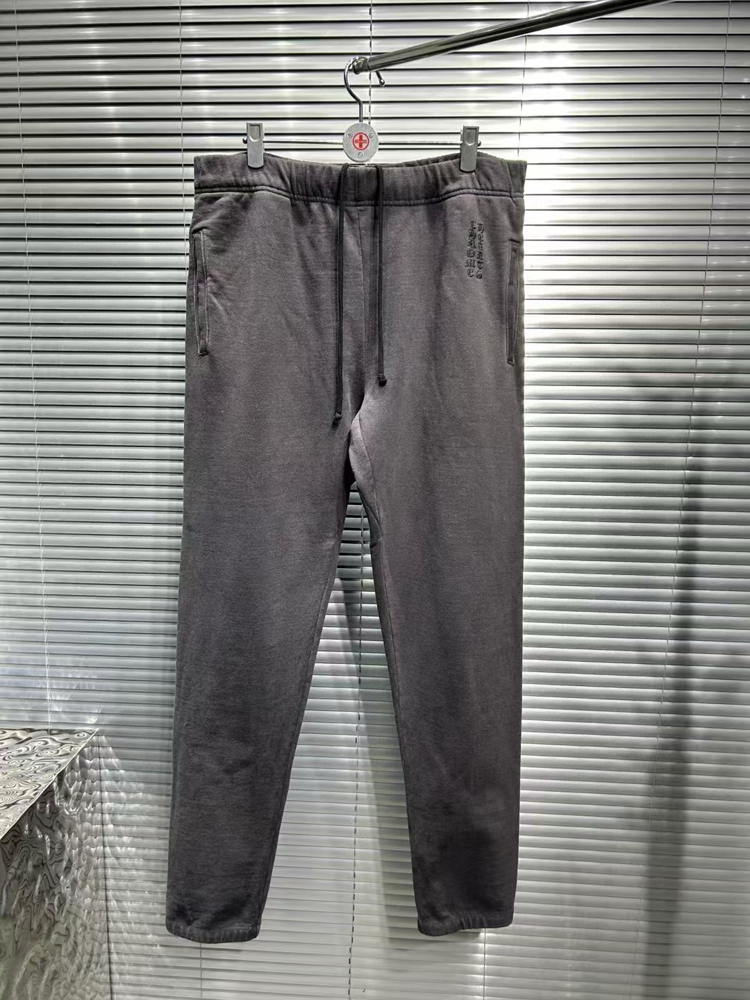 99新 Chrome Hearts/克罗心 梵文刺绣字母抽绳运动裤/xl码