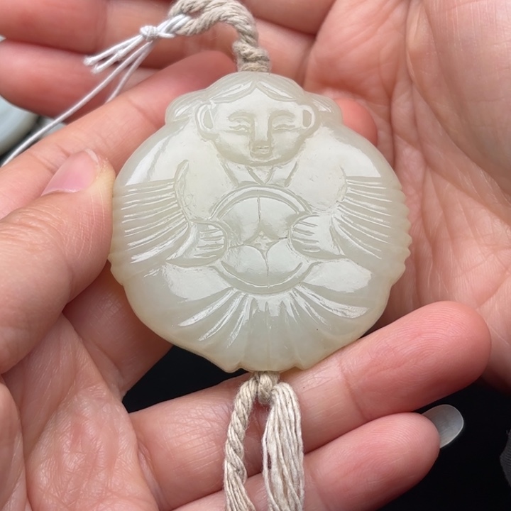 未镶嵌和田玉挂件禧*生